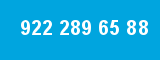 922 289 65 88 922 289 65 88